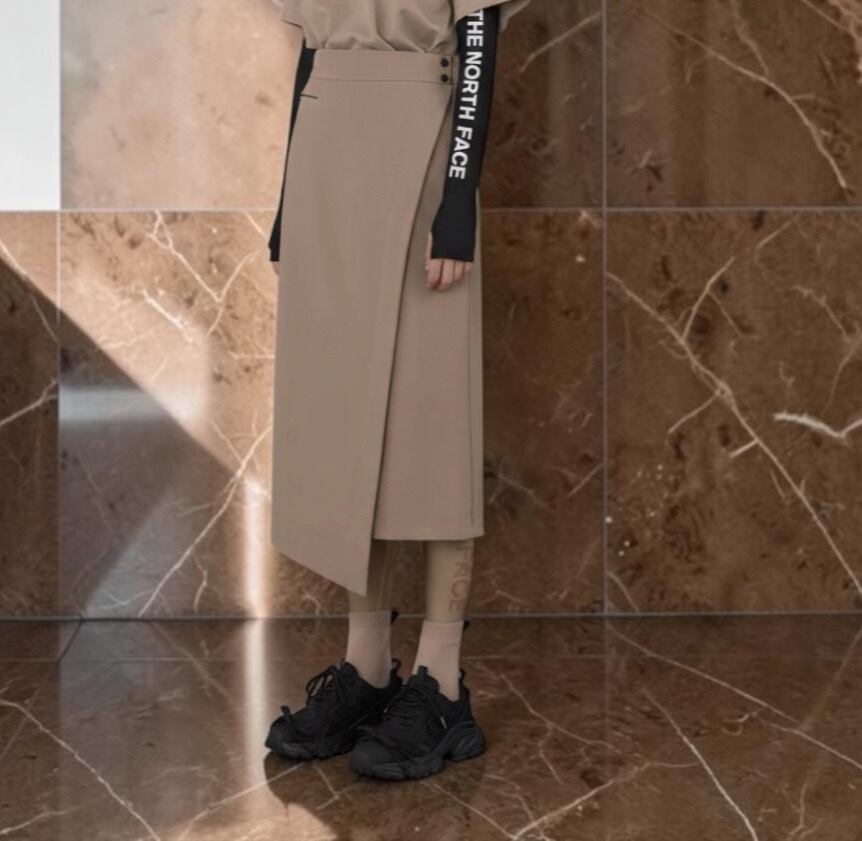 HYKE × THE NORTH FACE Tec Box Rap Skirt HYKE x The North Face SS19