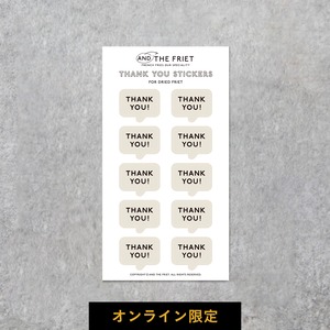 デコシール：THANK YOU STICKERS