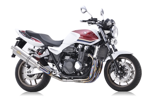 CB1300SF/SB（'18～'20） ワイバン ツイン UP Type クロスオーバル チタンポリッシュ[WH32-U2XT]