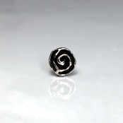 ROSETTE STUD PINK SILVER / ロゼットピアス ピンクシルバー