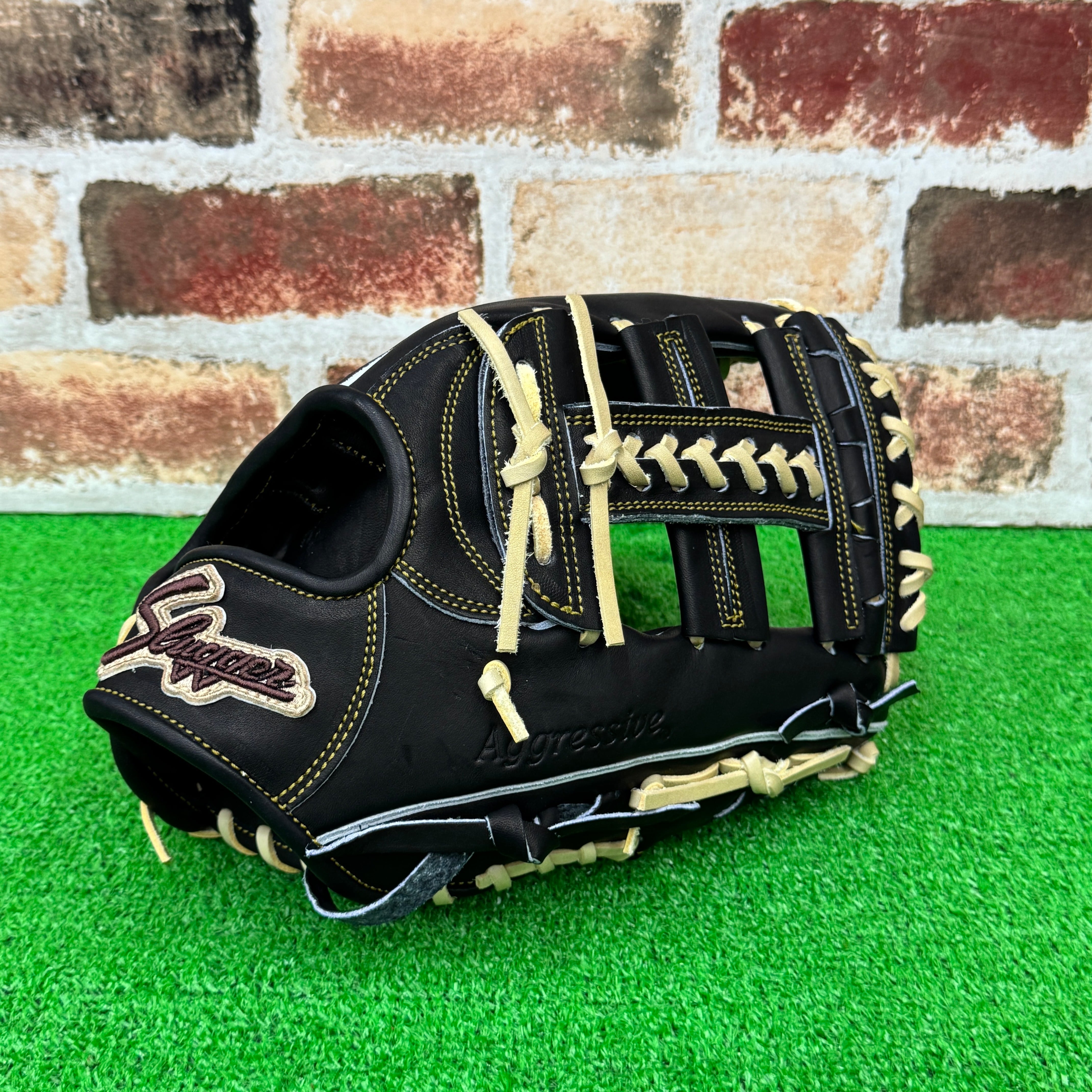NEW】久保田スラッガー 硬式グラブ KSG-H23 ブラック 高校野球対応