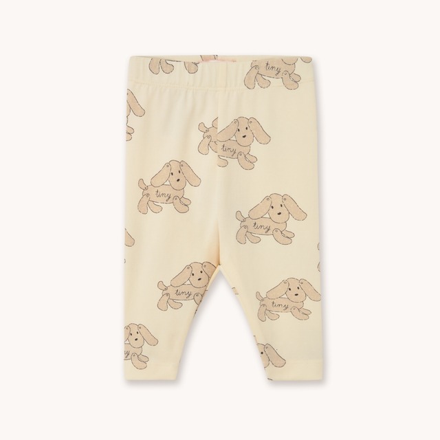 【DROP2】TINYCOTTONS / DOGS BABY LEGGINGS - vanilla