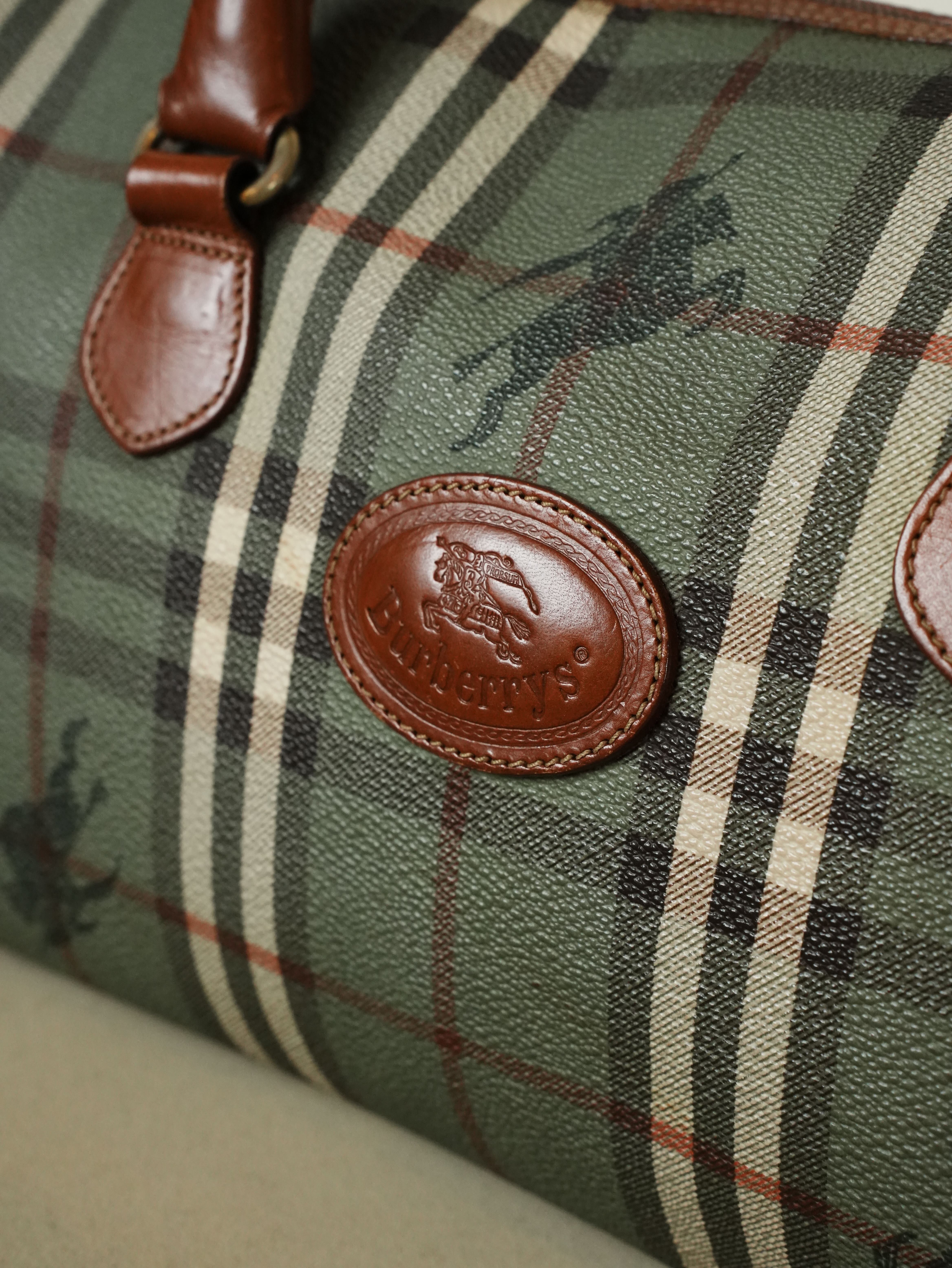最終値下げ❗️バーバリーボストンバッグBurberrysヴィンテージ バーバリー ボストンバッグの買取実績 | 買取専門店さすがや