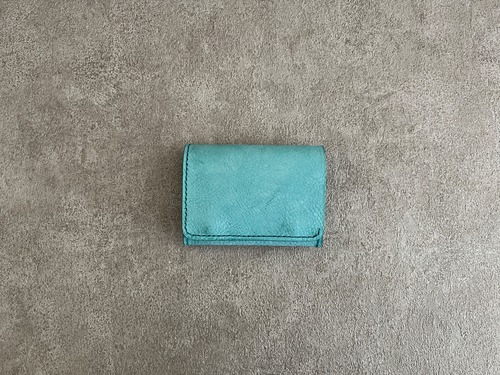 Bifold wallet ice blue 二つ折り財布 アイスブルー <D>