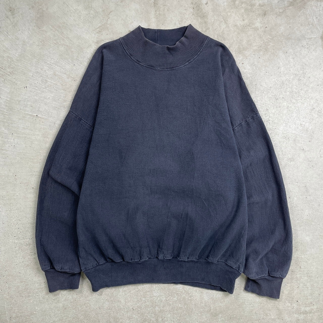 80年代〜 USA製 COTTONTOPS コットンスモック モックネック メンズM 
