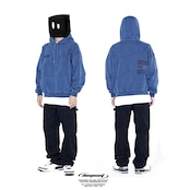 【DOMINANT】INCNING HOODY (BLUE・GREEN・CHACOAL)