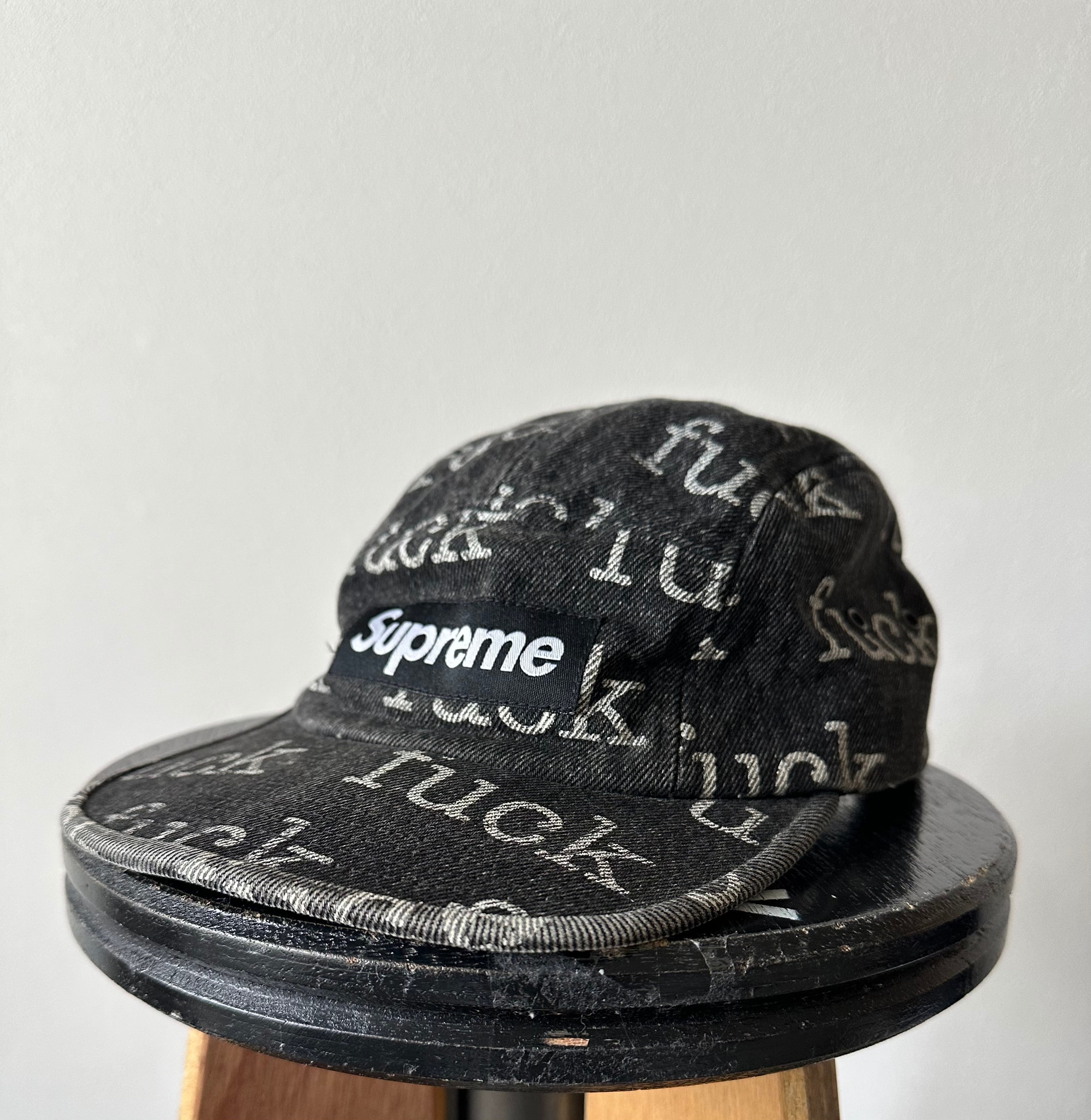 2013SS Supreme Fuck Denim Camp Cap | VINTAGE-HEADS