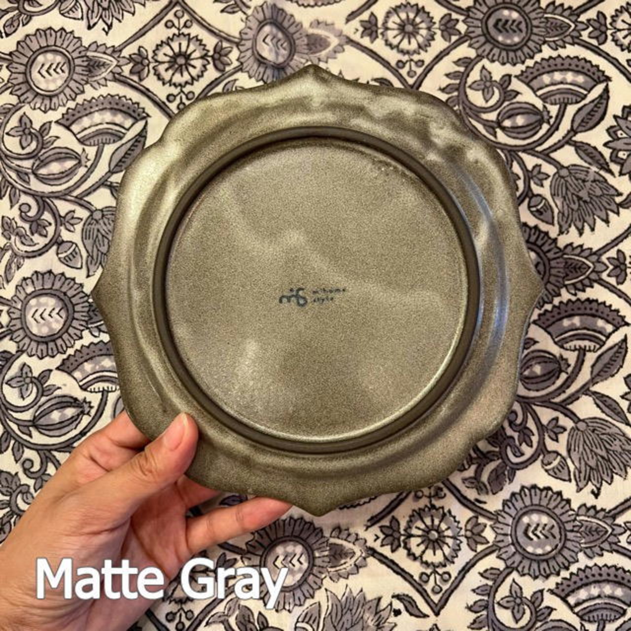 Cadre Square 18.7cm Plate 3Color　カードルスクエアー18.7cmプレート　中皿 日本製 美濃焼　デザート皿