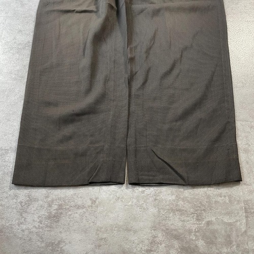 90s GIORGIO ARMANI slacks black イタリア製 詳細写真7