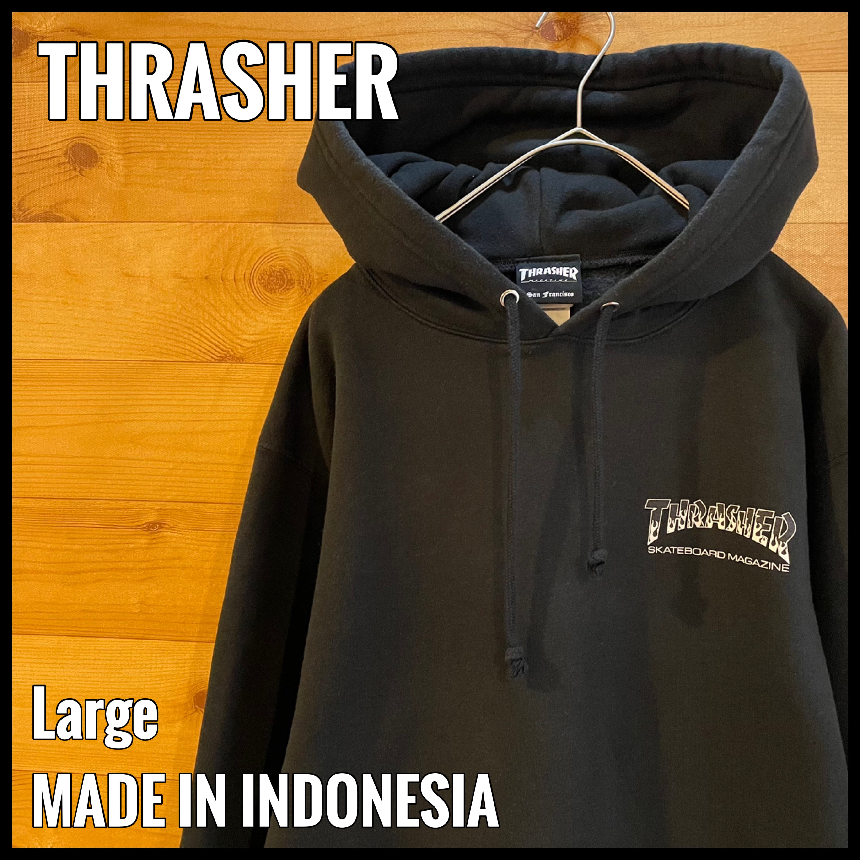 THRASHER】ワンポイントロゴ パーカー プリント スウェット プル ...