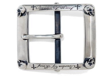 BURDEN OF PROOF バーデンオブプルーフ シルバーベルト バックル BURDEN OF PROOF バーデンオブプルーフ シルバーベルト バックル