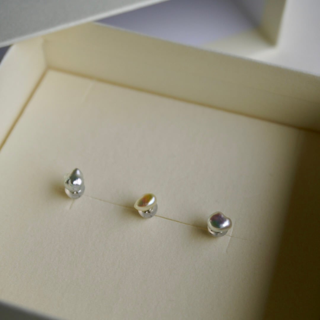 AKOYA KESHI PEARL ] ピアス | L ' de pearl