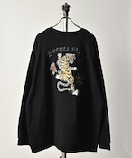 ATELANE tiger embroidery sweatshirts(BLK) 23A-24052