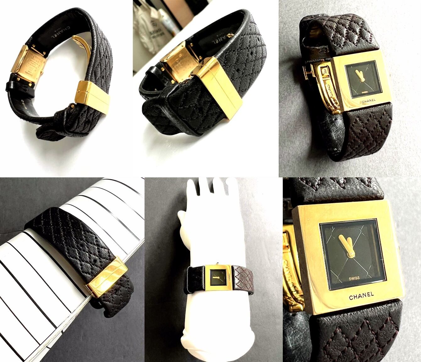 シャネル CHANEL マトラッセ クォーツ ブラック 黒 レディース 時計 シャネル CHANEL マトラッセ ブラック 黒 クォーツ レディース