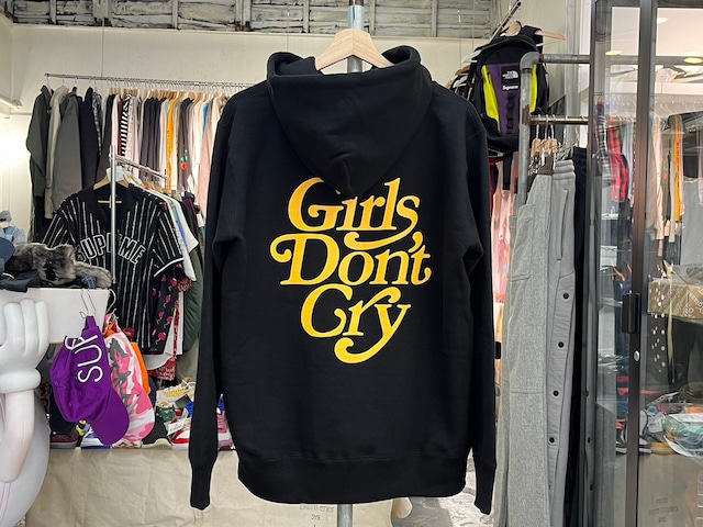 Girls Don't Cry PORTER STAND SHINAGAWA STATION LIMITED LOGO PULLOVER SWEAT HOODIE BLACK LARGE 35090