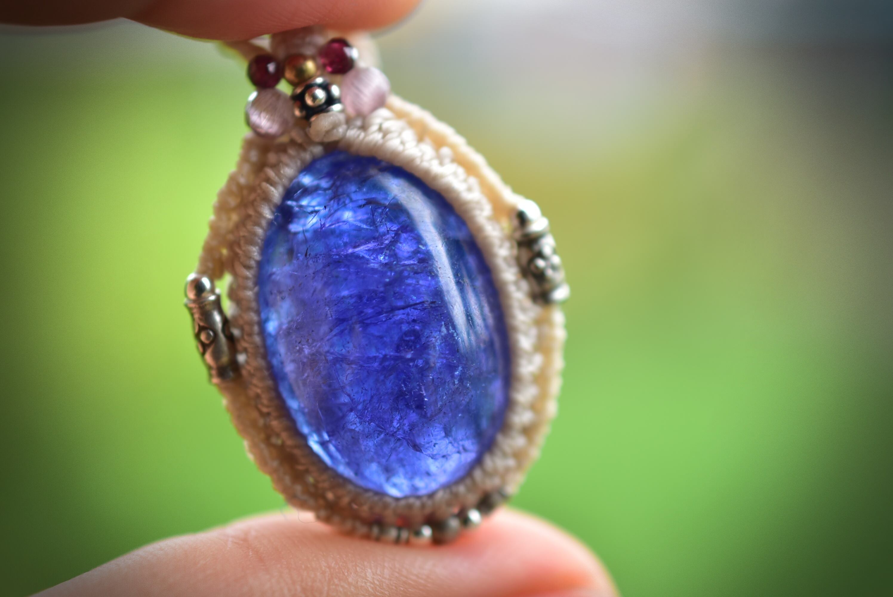 蒼い飛行★大粒★高品質★タンザナイトA422