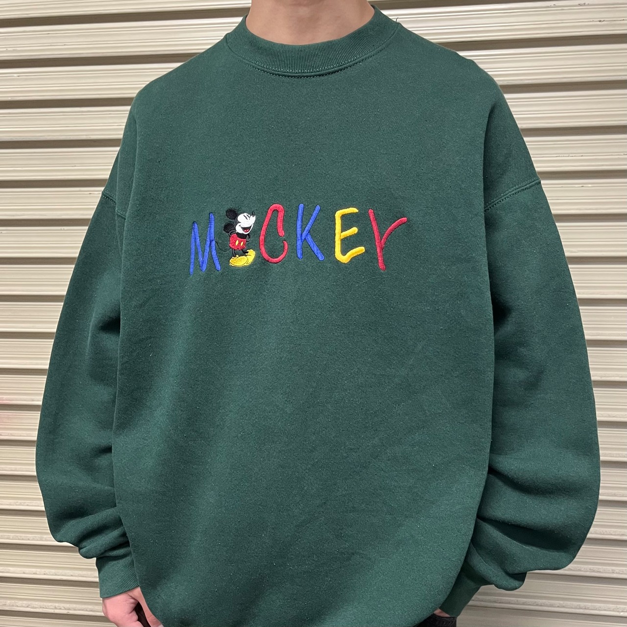 90s ディズニーヴィンテージ キャラクタースウェット ミッキーマウス 