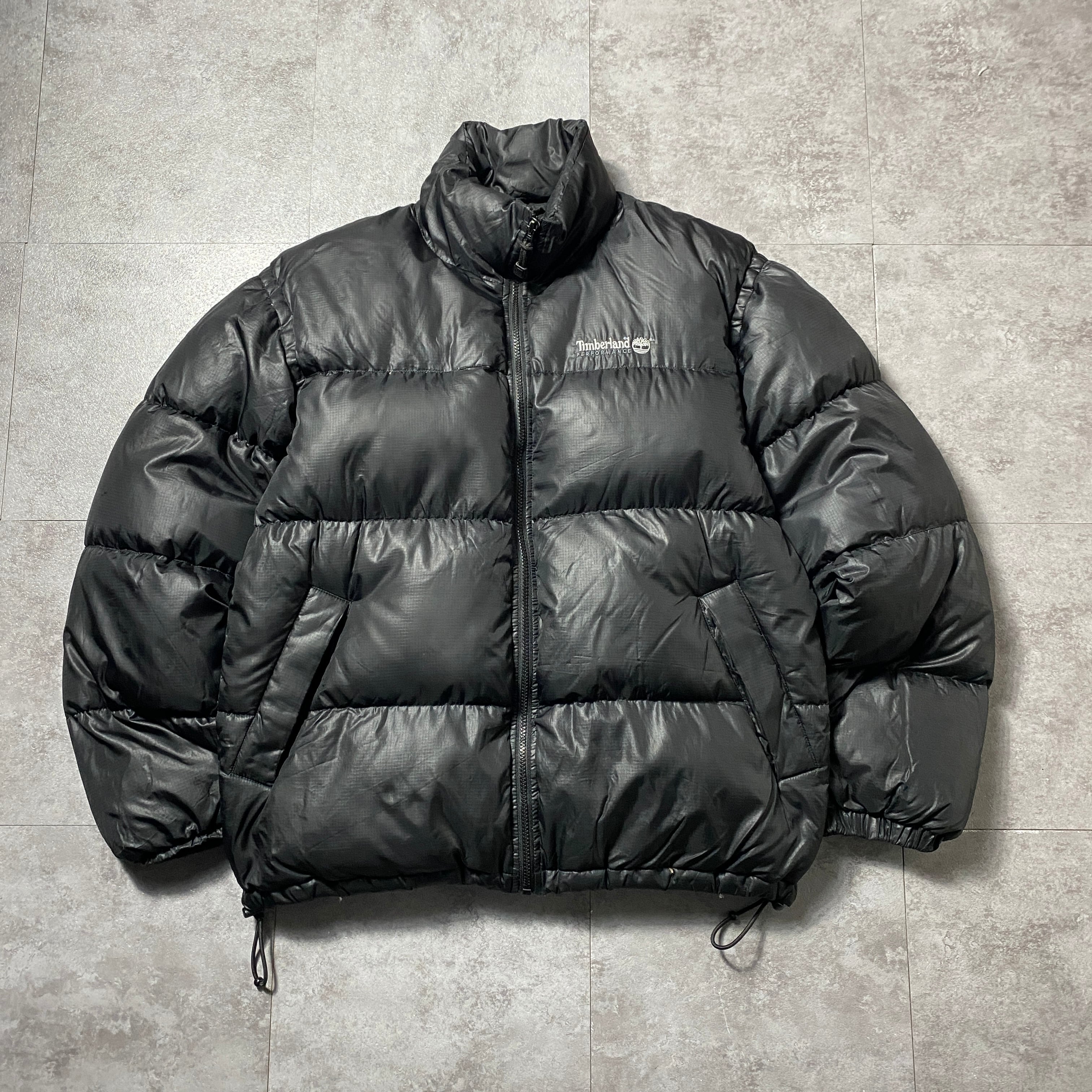 90's Timberland ティンバーランド 刺繍ワンポイント ブラック 黒