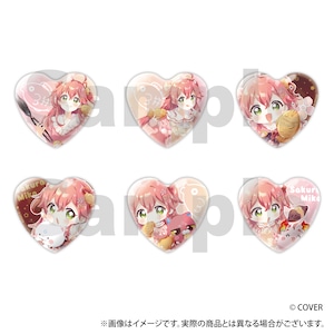 【EC限定】トレーディングハート型缶バッジ コンプリートセット