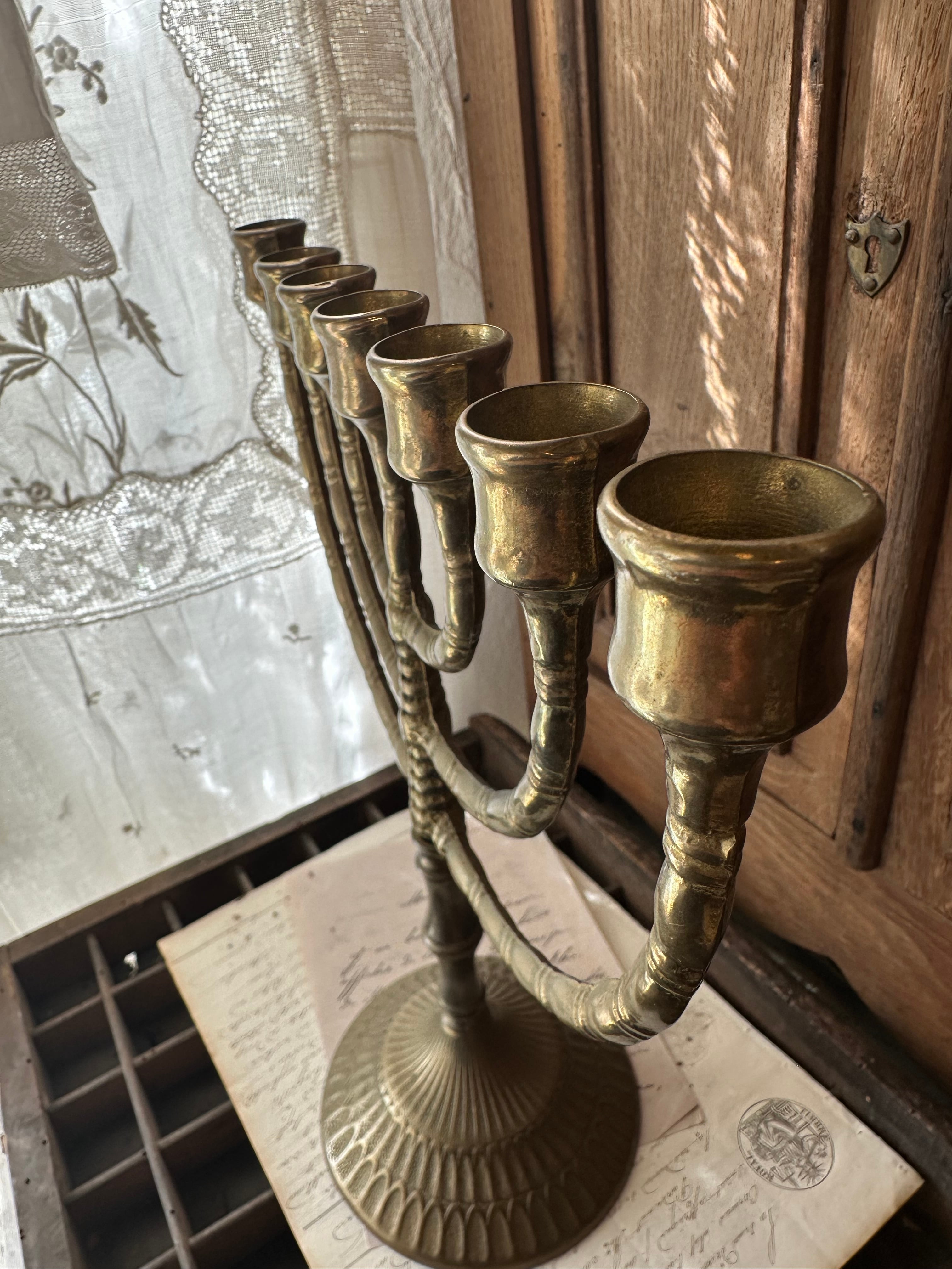 7灯メノーラーキャンドルホルダー 燭台 | Brocante de La Cocotte