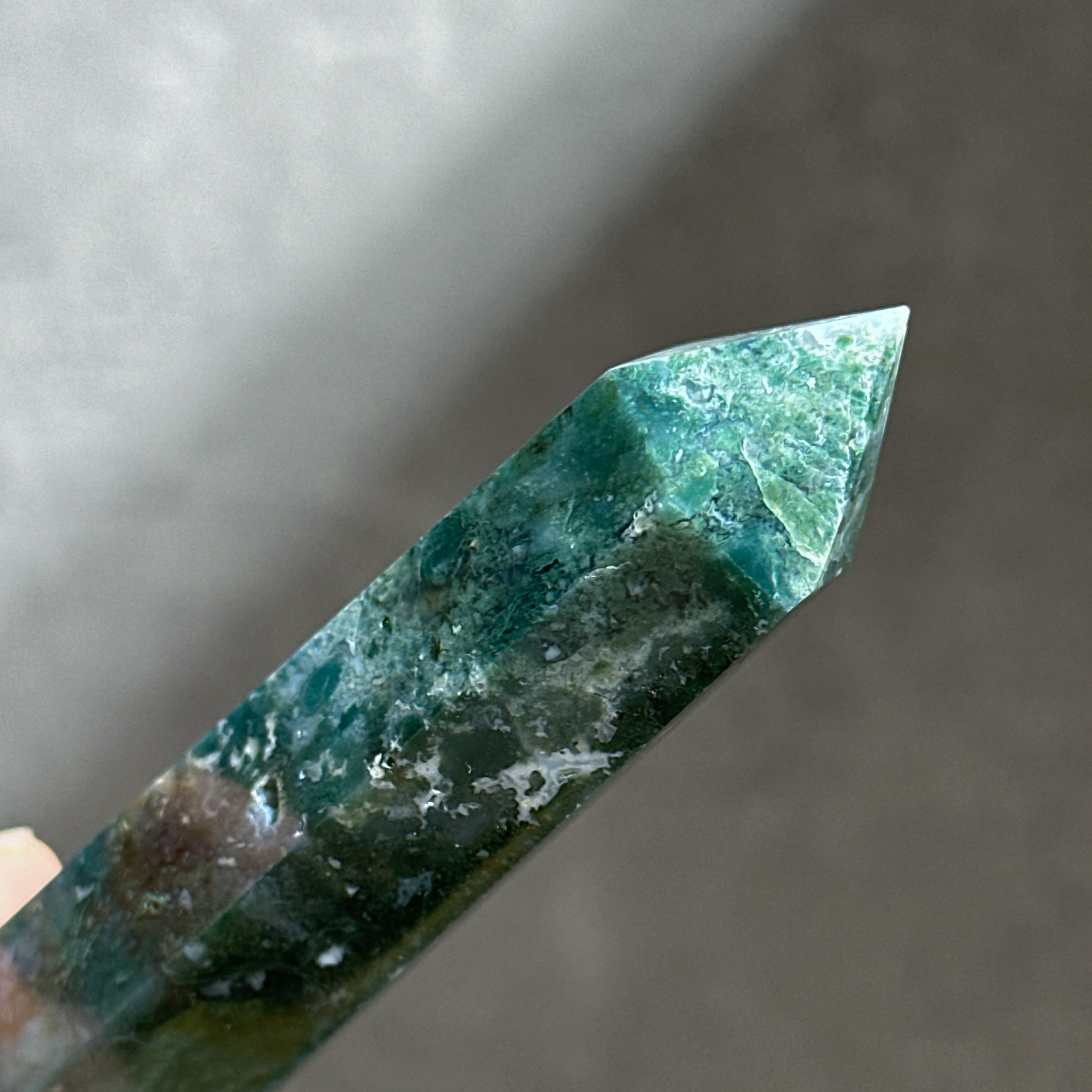 モスアゲート タワー51◇ Moss Agate ◇天然石・鉱物・パワーストーン