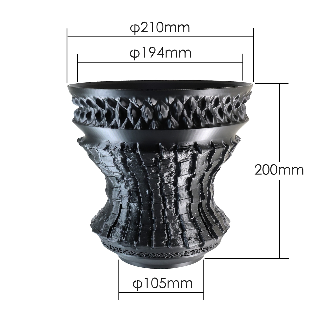 No.061-210mm(7号鉢・スリット鉢)