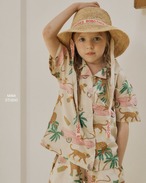 【 Bymimi / 予約 】Big cheetah shirt