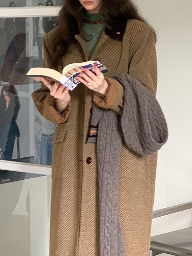 【TODAYFUL】ベージュ スタンドカラー ウールコート TODAYFUL（トゥデイフル）の「【TODAYFUL/トゥデイフル】スタンド