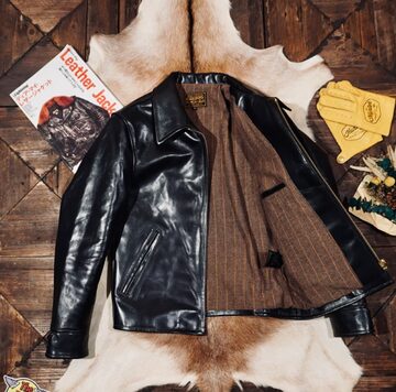 HOUSTON レザージャケット 40R BROWN レザー・羊革 USED商品 | PAY ID