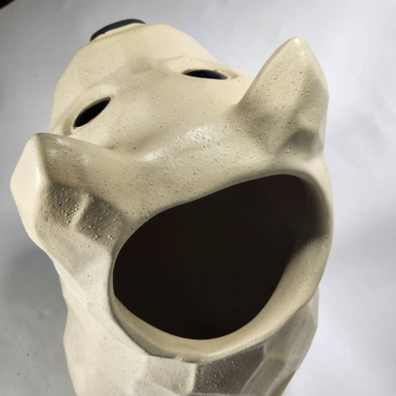 黒釉傘立 （信楽焼き・陶器・傘立て・梅雨・雨・玄関・収納・B041-05