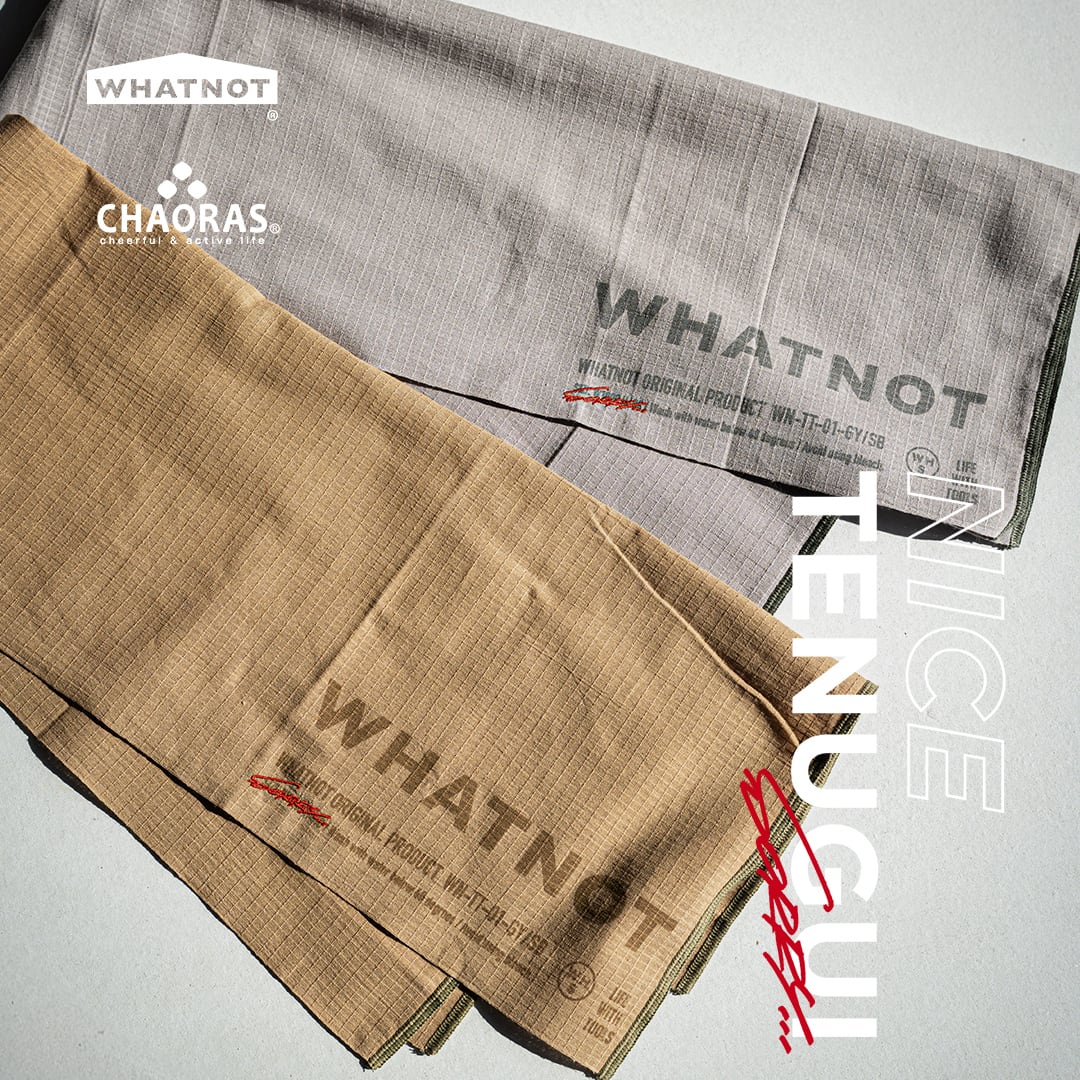 WHATNOT×CHAORAS／ナイステヌグイソーリー｜NICETENUGUI SORRY