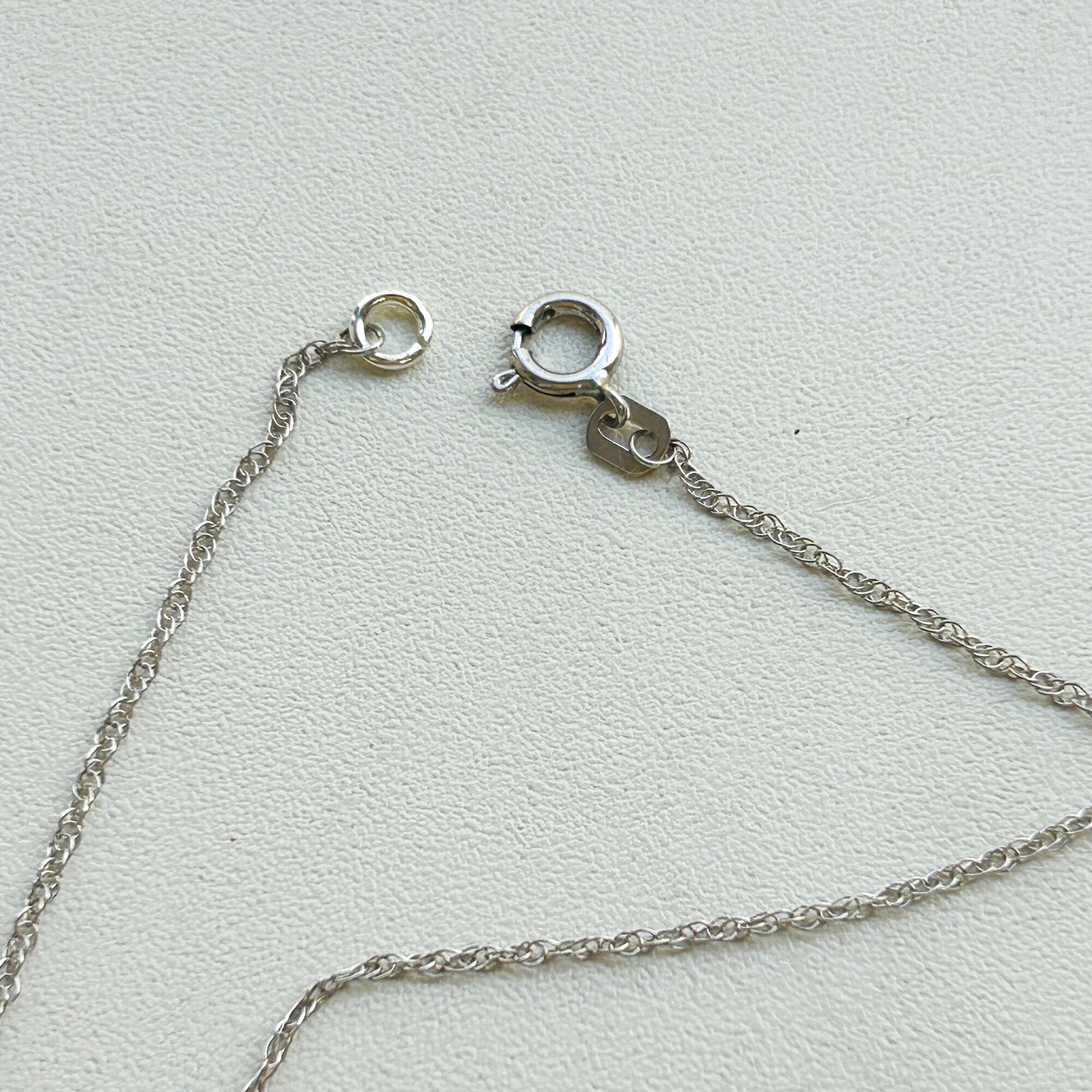 シルバー925 アウトラインハートネックレス（45.5cm） | Milo Antiques