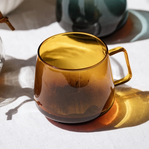 Glass Mug - Amber