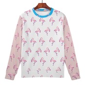 Women's Pull Over Sweatshirt White 4295