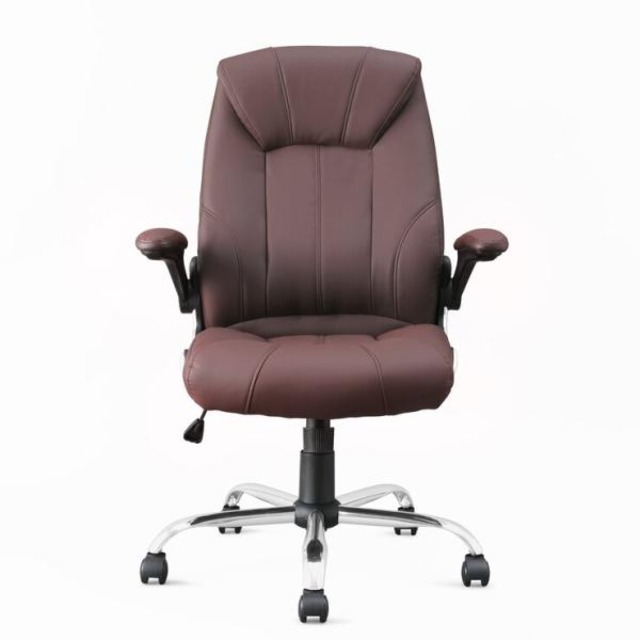 コストコ再販商品 アイリスオーヤマ 合皮チェア OFC-LE ブラウン