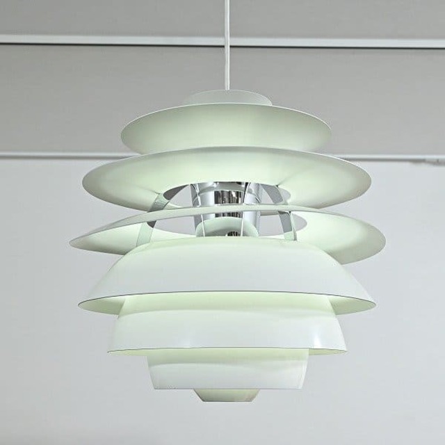 Louis Poulsen 40万「PH Snowball/スノーボール」ポール・ヘニングセン ペンダントライト リビング ダイニング ダスティグリーン 北欧【中古家具/中古インテリア/USED家具ユーズド家具/リサイクル】