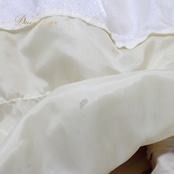 社交ダンス 衣装 スタンダード ドレス ワンピース パーティドレス レディース レース 花柄 ベージュ系 フェミニン 派手 デモ ビジュー 軽やか シルエット 二重スカート おしゃれ 大人 可愛い サイズM ポリエステル 洗練 デザイン ふんわり 肌なじみ 上品 クリエイティブ ステージ パフォーマンス 競技 文化 お祝い ドレッシー