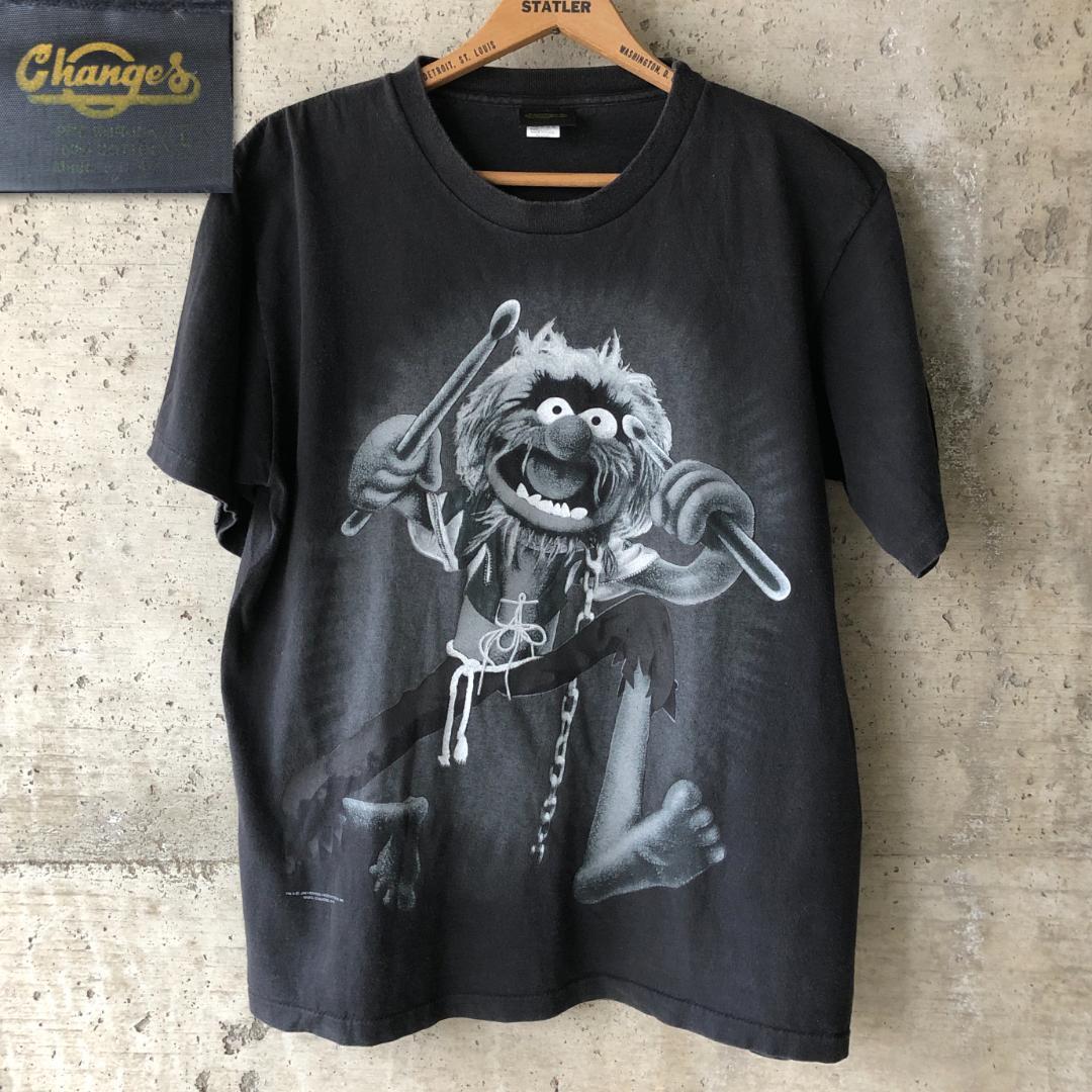 XZ500 90s セサミストリート マペッツ ドラム Tシャツ アニマル
