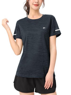 【努力特価】Tシャツ レディース 半袖 吸汗 速乾 スポーツ 無地 トレナー ラーニング トレニング トップス テニス ジム ウェア 透け防止 運動着 おしゃれ 夏