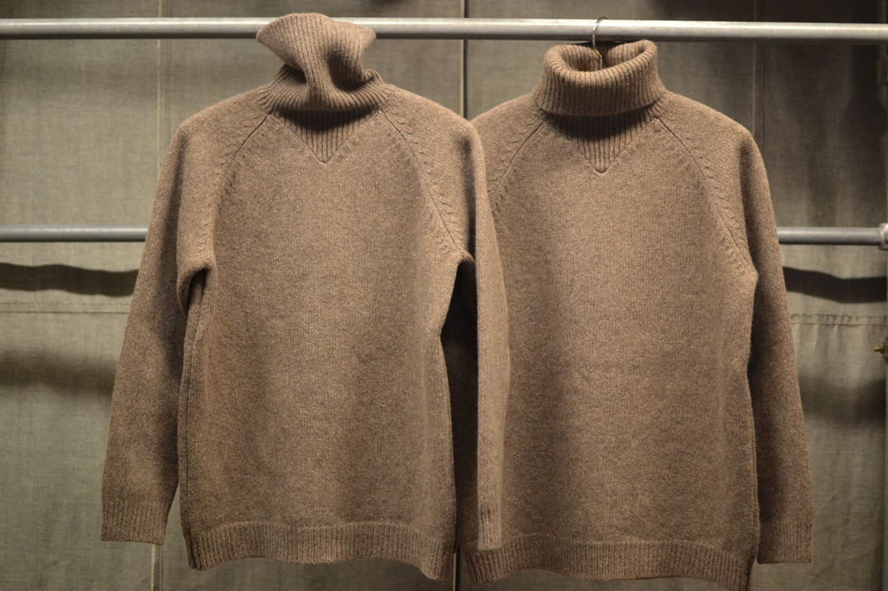 BONCOURA ガンジーセーター　ボンクラ ニット　36 黒 ブラック　新品 BONCOURA ガンジーセーター ボンクラ ニット 36 黒 ブラック 新品