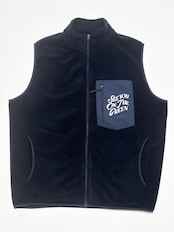 SEE YOU SMALL FLEECE VEST NAVY