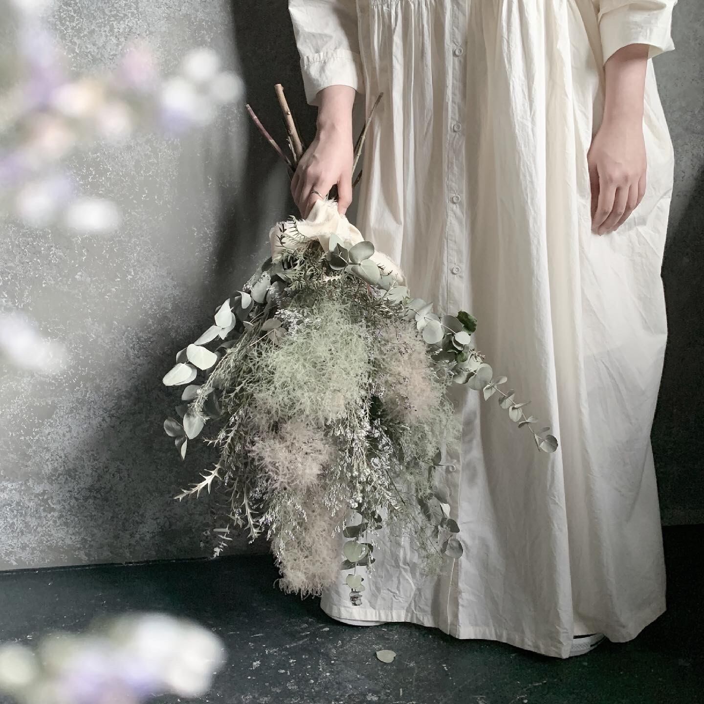 新素材新作 ざくざく森摘みウェディングブーケ White Green おしゃれ花嫁のwedding結婚式に 花 木の実 枝葉 果実 Www Transtipo Com