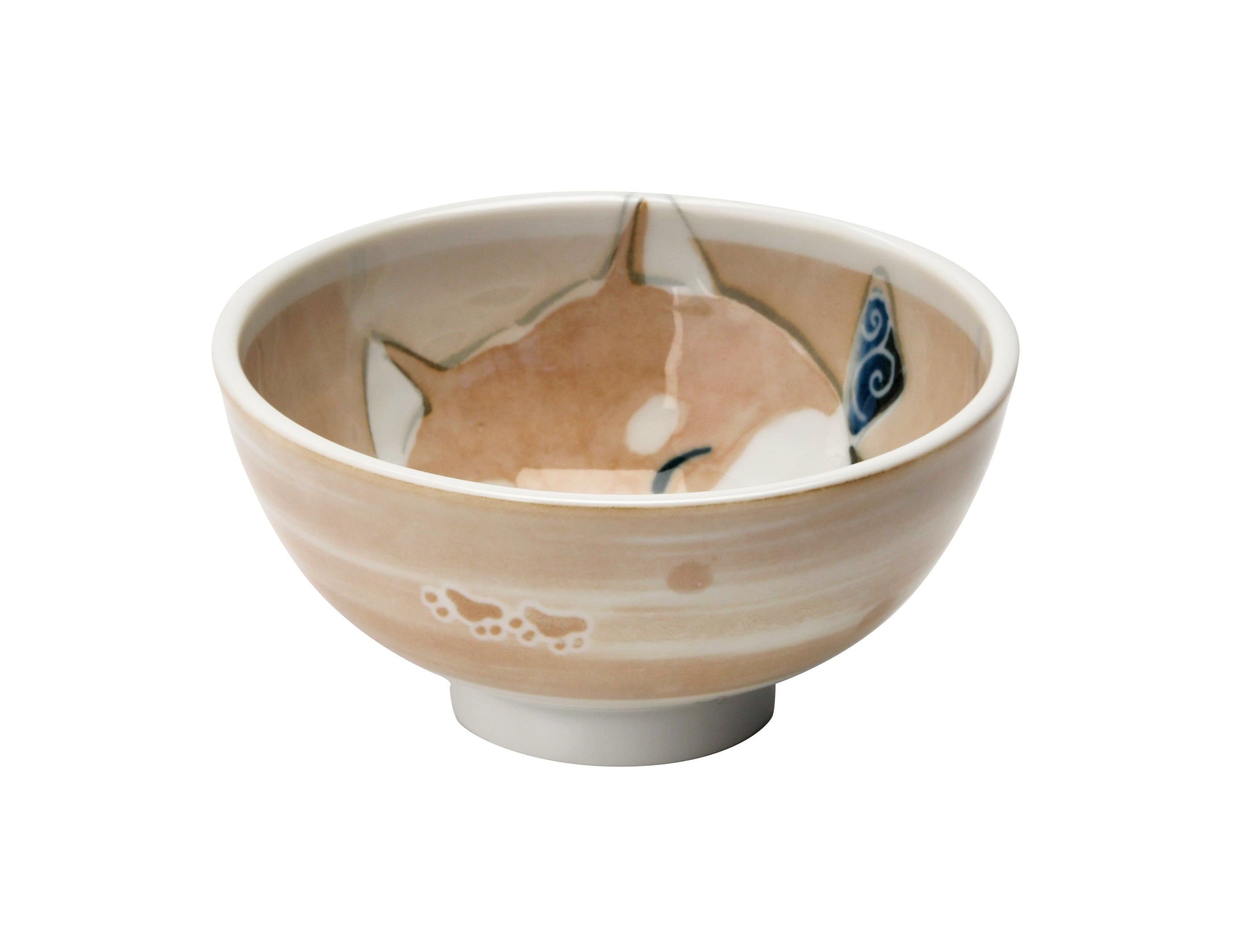 笑いぬ 軽量茶碗 ブラウン DG-008H | カネセ