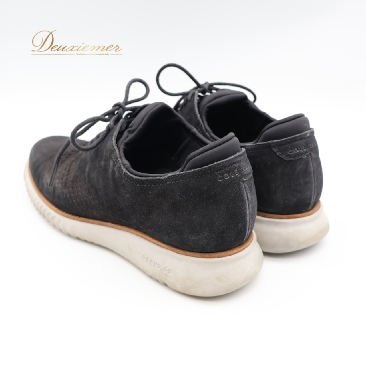 COLE HAAN スニーカー 7 1/2サイズ 2.0GRAND ブラック系 靴 くつ メンズ コールハーン 黒 白 紐 シンプル おしゃれ お出かけ ホワイト系 スニーカー メンズシューズ ブランド靴 カジュアルシューズ 軽量 お洒落 通気性 日常使い スポーツスタイル ファッション メンズコーデ コーディネート コールハーンスニーカー 2.0グランド