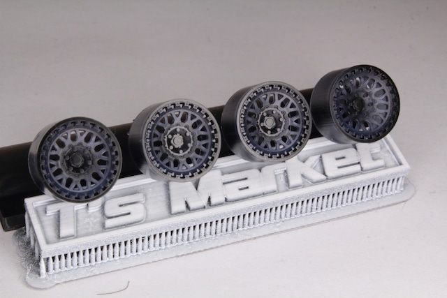 12mm TIS Wheels 560B タイプ 3Dプリント ホイール 1/64 未塗装