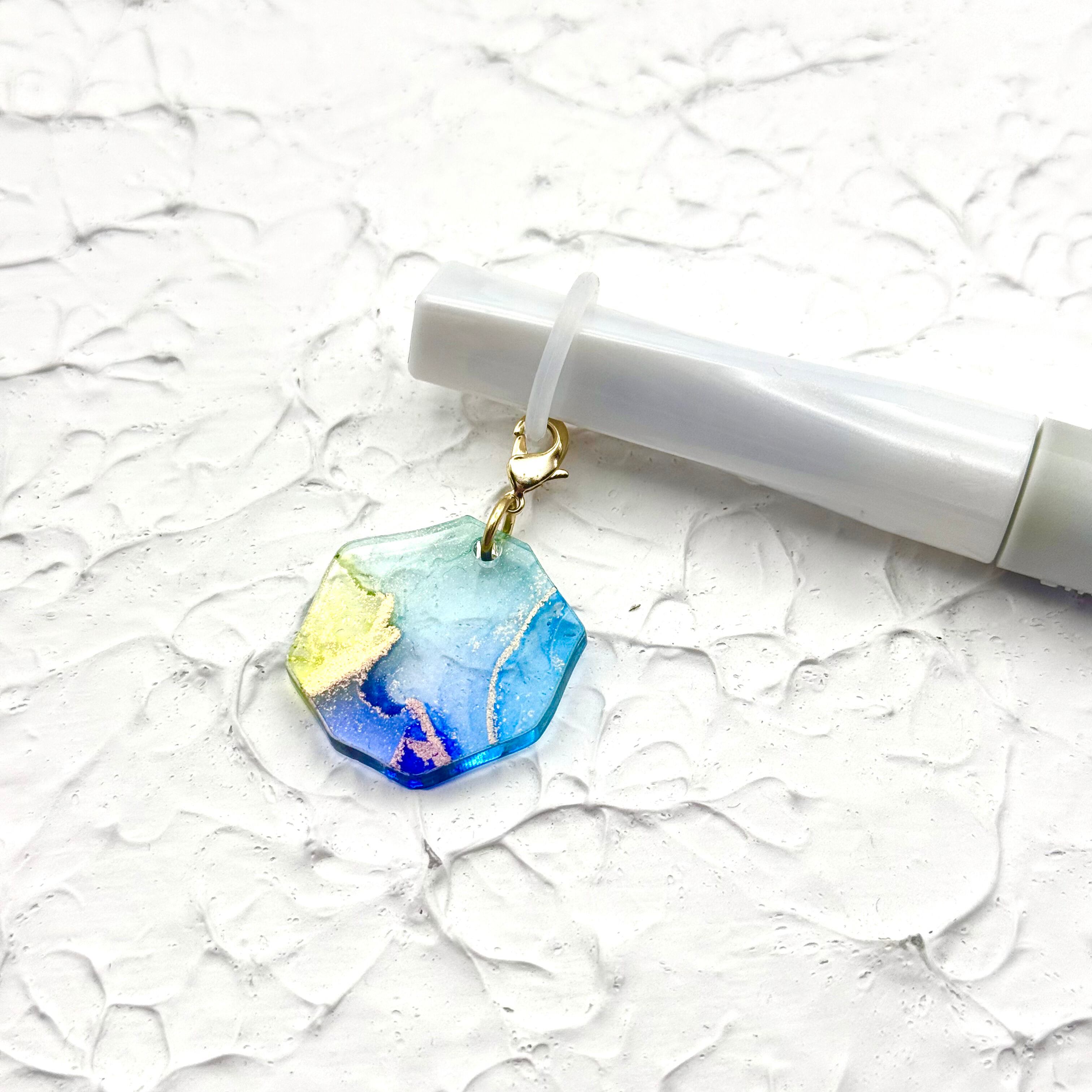 グロス♢めじるし [ 八方除 ] Light blue × Blue × Yellow