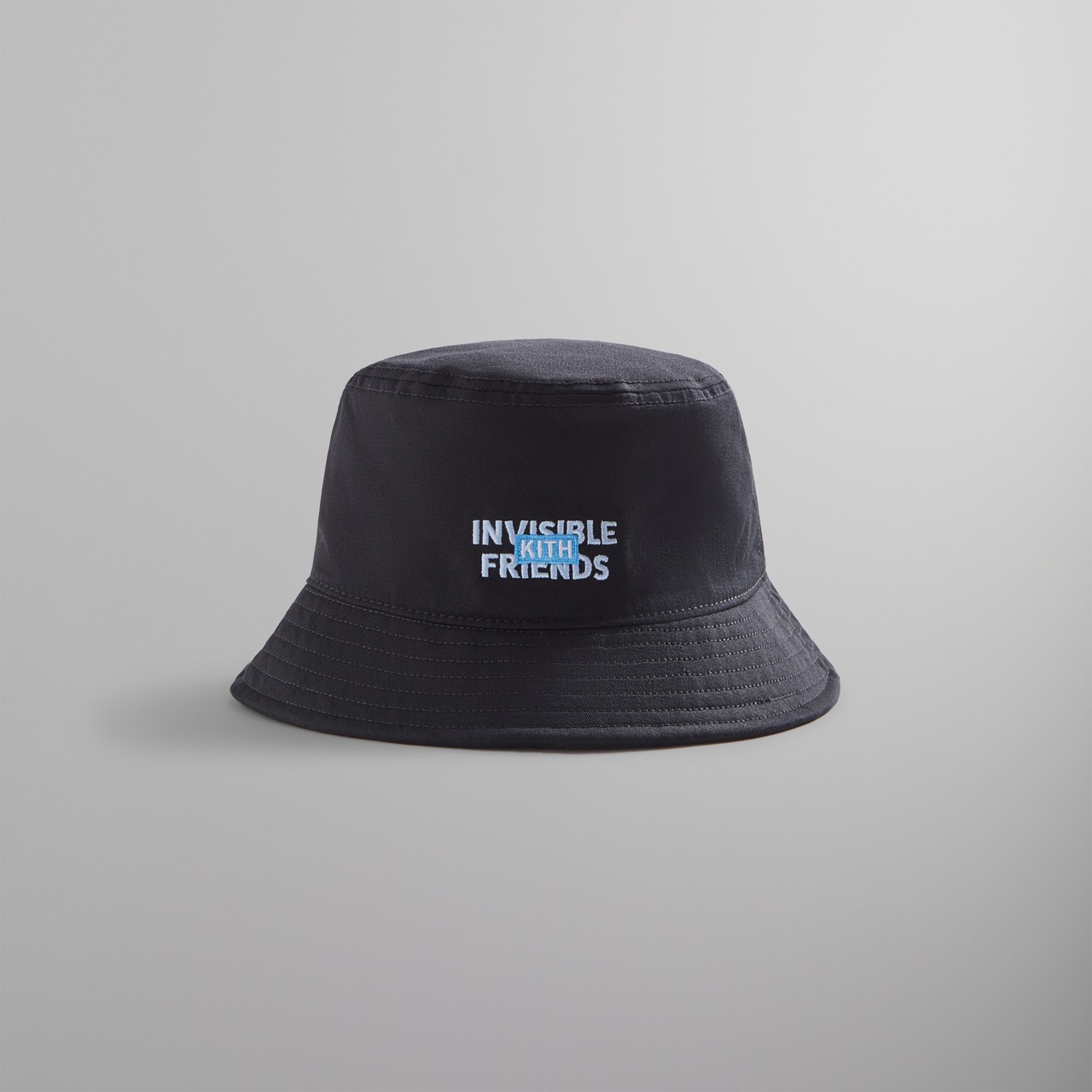 KITH x invisible friends Black Bucket Hat