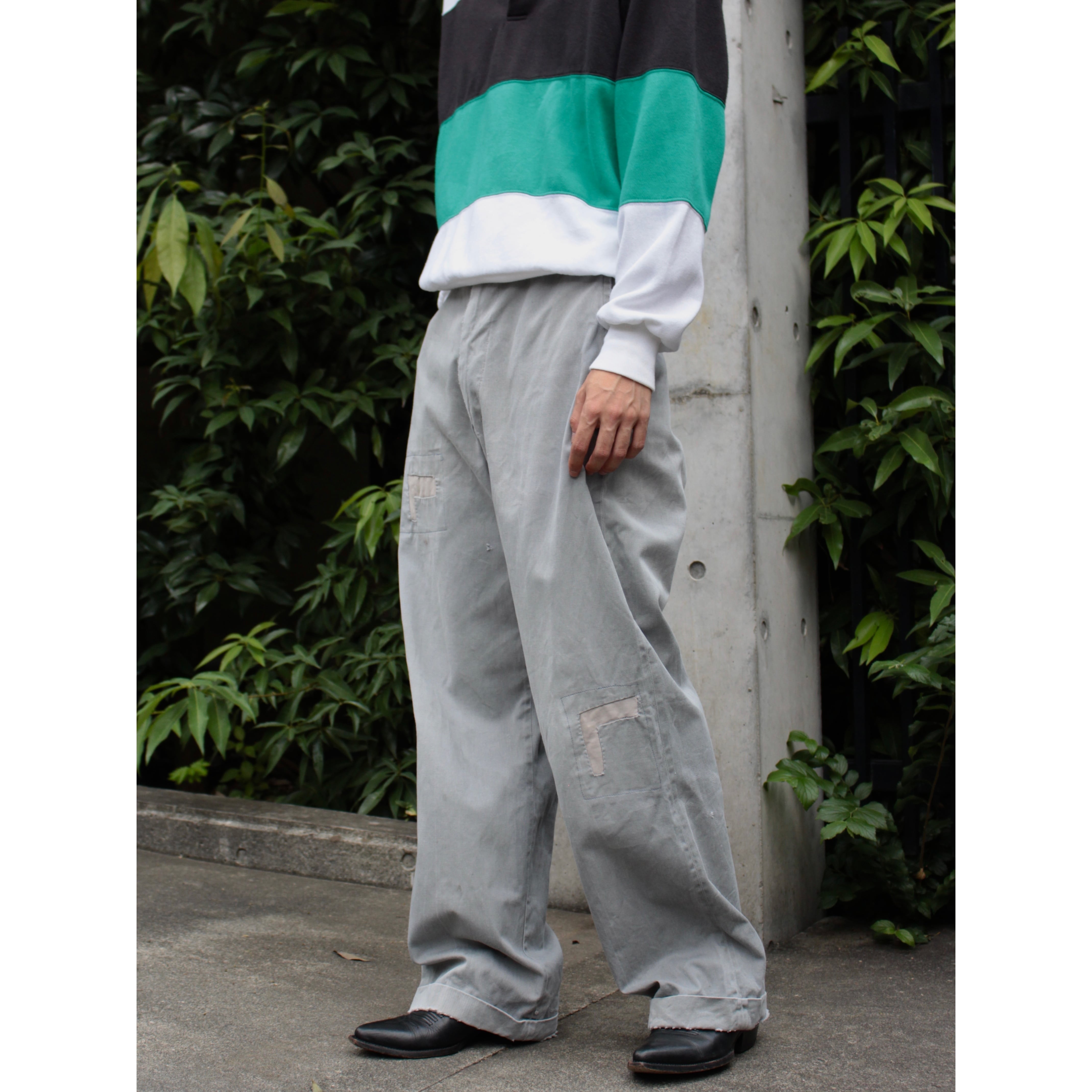 1950s〜60s vintage beautiful repair twill work pants 【CU-8750】 | cv