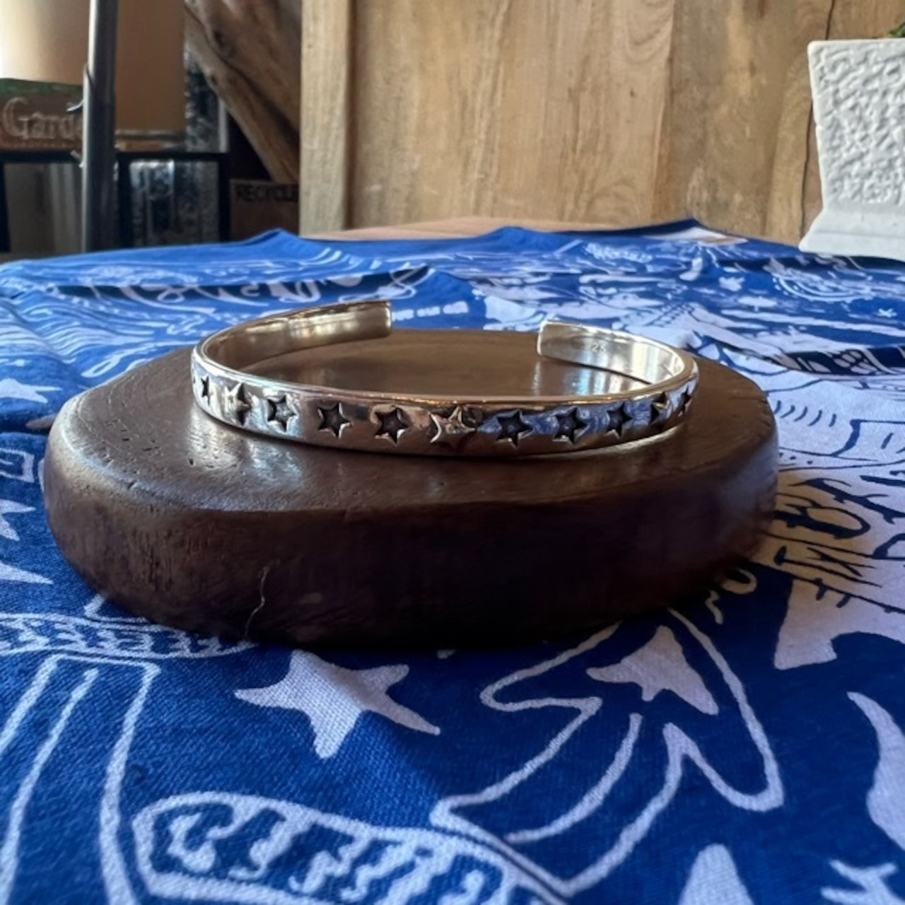 TOPANGA Jewelry　Sterling Silver Bangle　スターリングシルバーバングル　ブレスレット　シルバーバングル　スター　星　バングル