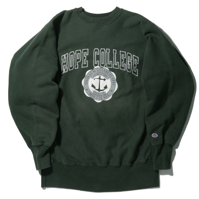 90's~ Champion Hope College reverse weave made in Mexico[L]